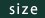 size